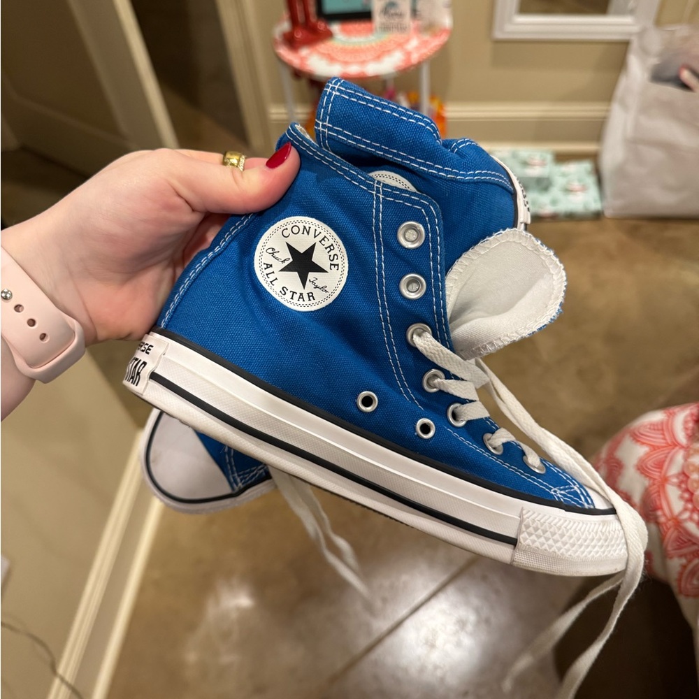 Converse Blue High-Top Sneakers